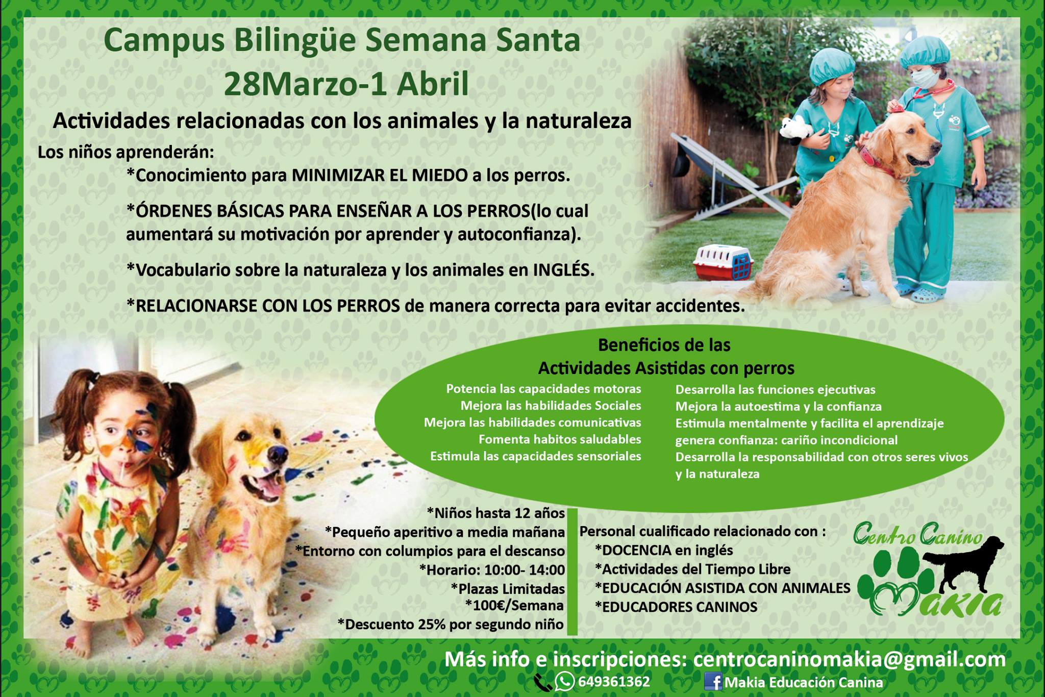 Campus bilingüe de Semana Santa en Gornazo