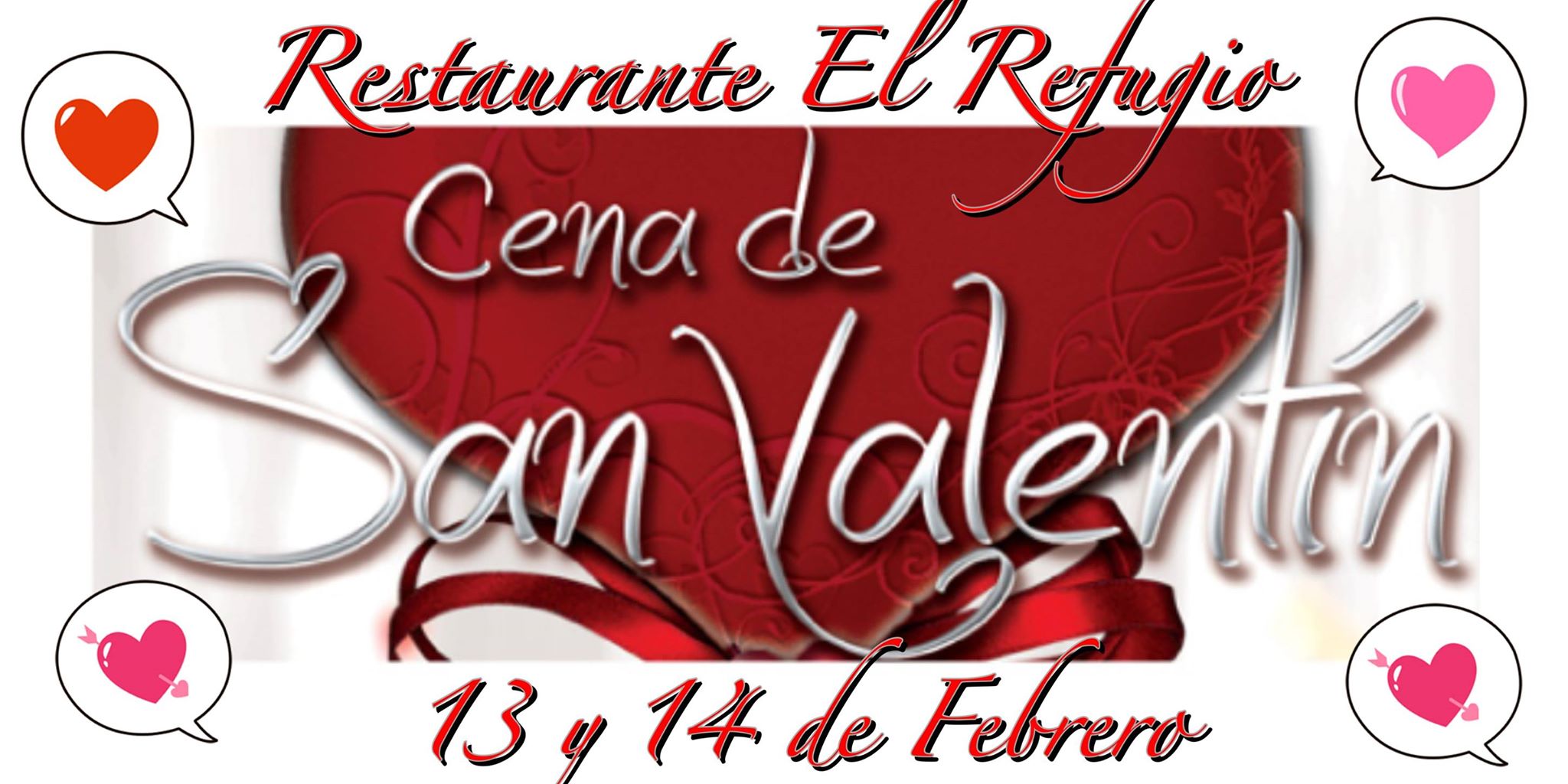 Cena de San Valentín en el Refugio en Tanos