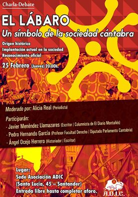 Charla Debate El Lábaro en ADIC en Santander