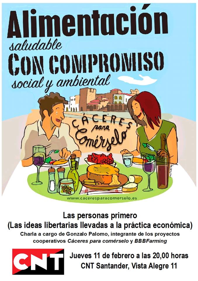 Charla Sobre Alimentación saludable en Santander