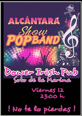Concierto de Alcántara Show Popband en el Dower en Soto de la Marina