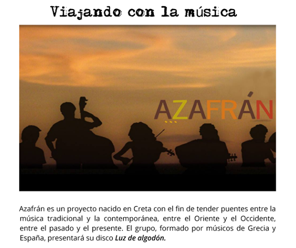 Concierto de Azafrán en El Reino de Cabezón de la Sal