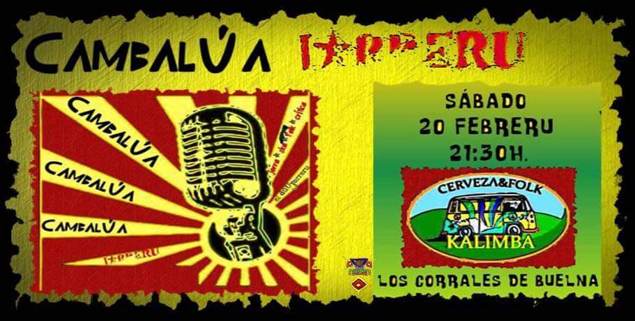 Concierto de Cambalúa en el Kalimba en Los Corrales de Buelna