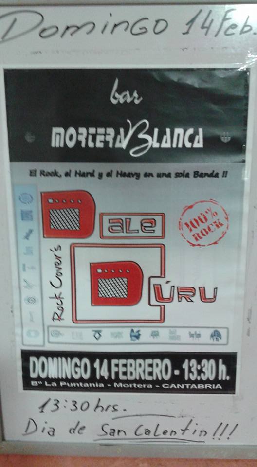 Concierto de Dale Duru en Mortera Blanca