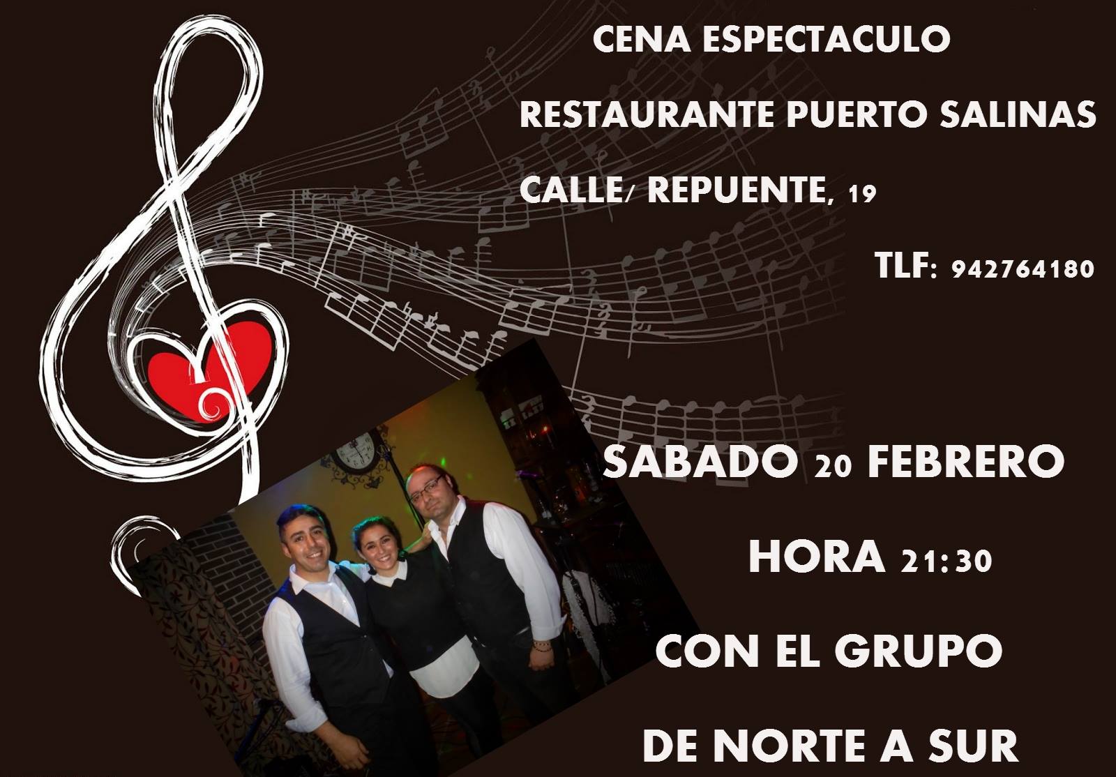 Concierto de De Norte a Sur en Puerto Salinas de Monte