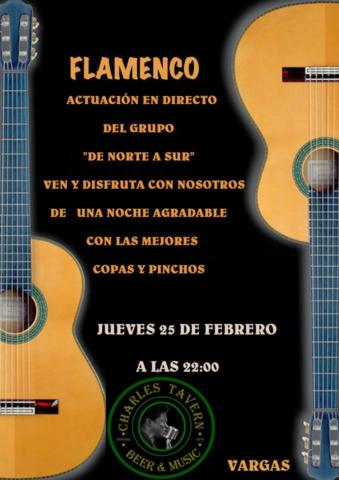 Concierto de De Norte a Sur en el Charles Tavern de Vargas