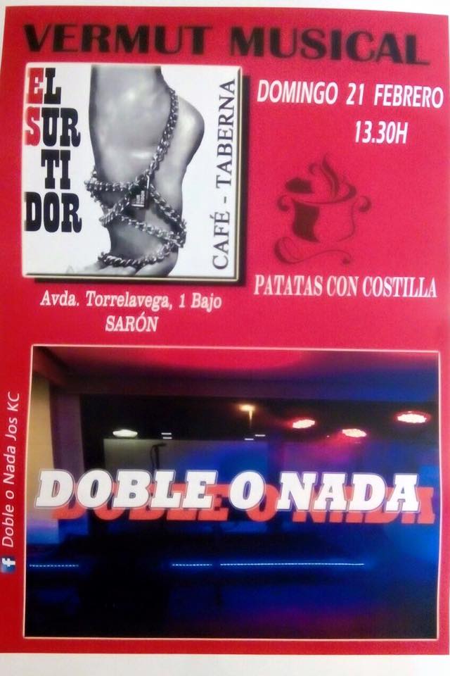 Concierto de Doble o Nada en el Surtidor de Sarón