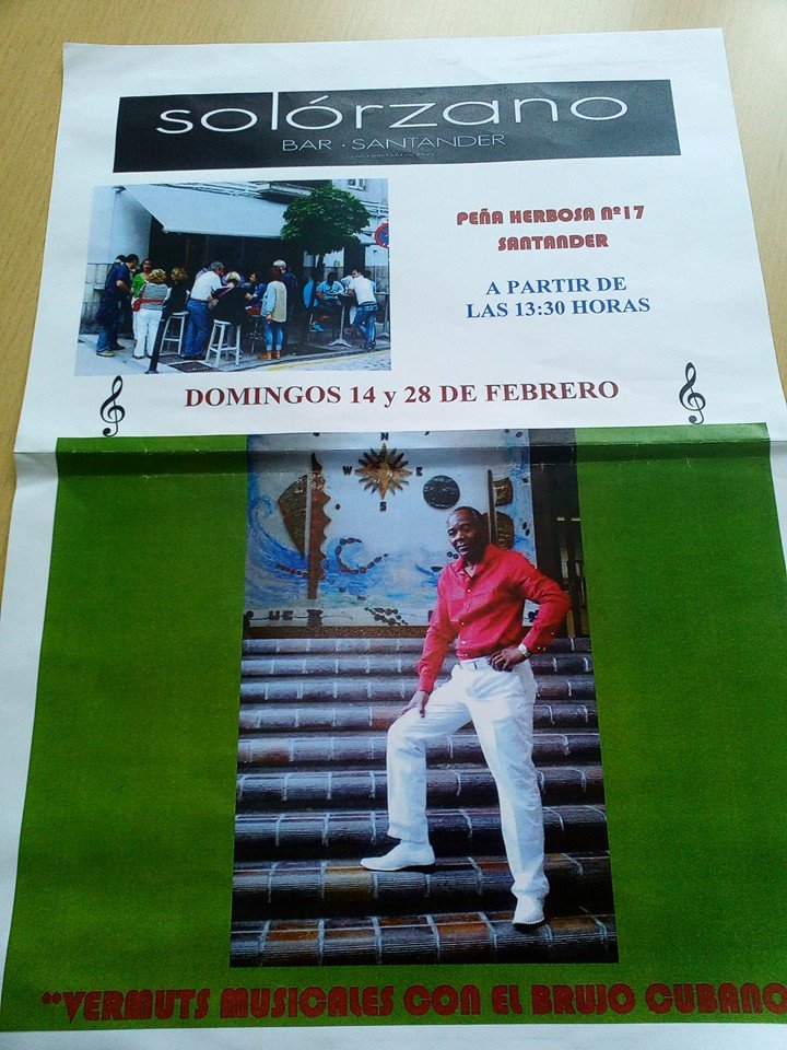 Concierto de El Brujo Cubano en el Solórzano de Santander