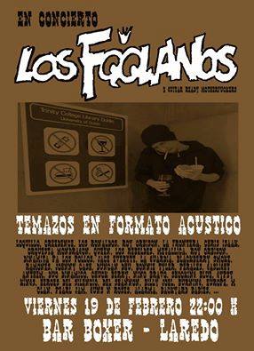 Concierto de Los Foolanos en el Boxer de Laredo