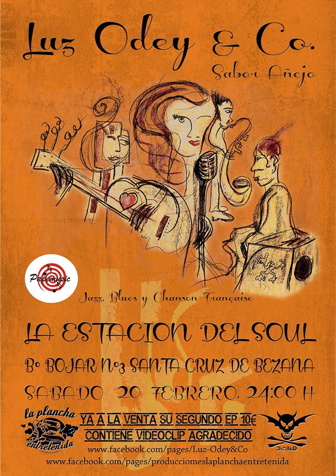 Concierto de Luz Odey&Co en La estación del Soul en Bezana