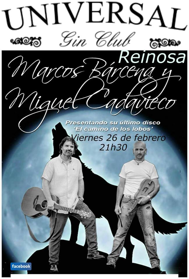 Concierto de Márcos Bárcena y Miguel Cadavieco en el Universal de Reinosa
