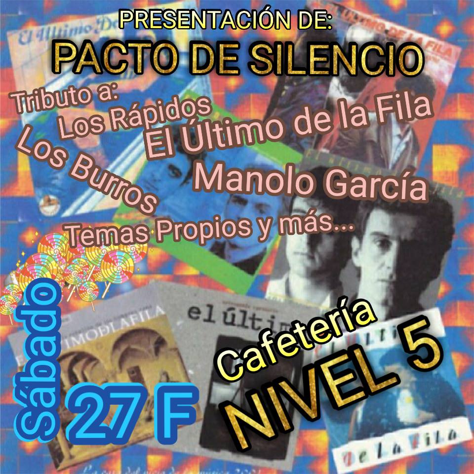Concierto de Pacto en Silencio en Nivel 5 en Santander