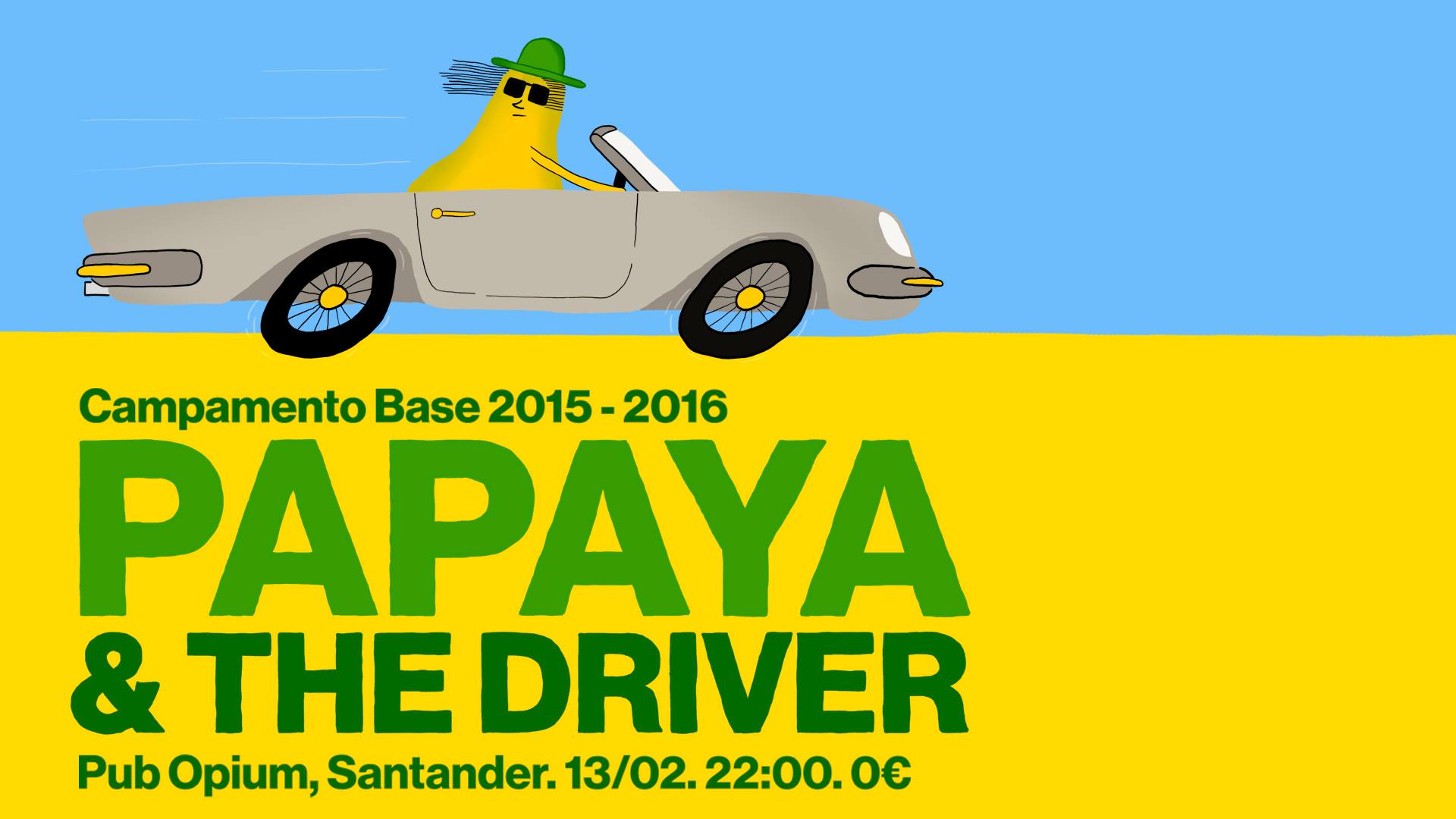 Concierto de Papaya y the Driver en el Opium en Santander