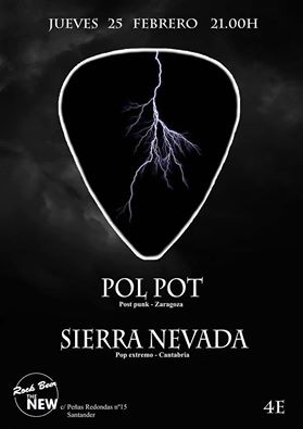 Concierto de Pol Pot y Sierra Nevada en el New en Santander