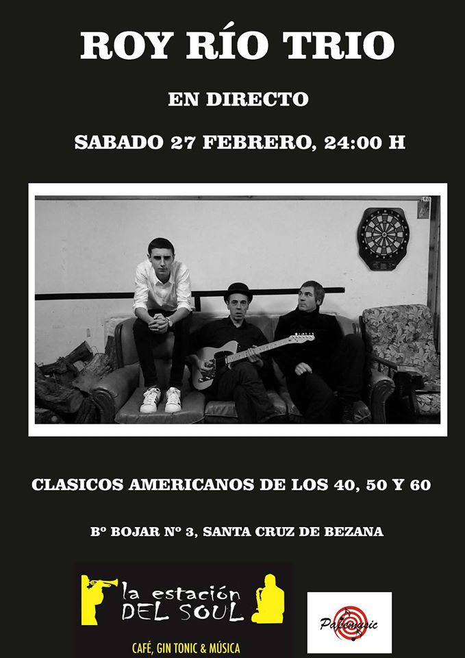 Concierto de Roy Rio Trio en La Estación del Soul en Bezana