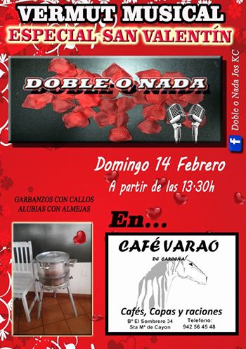 Concierto de San Valentín en el Café Varao de Sarón