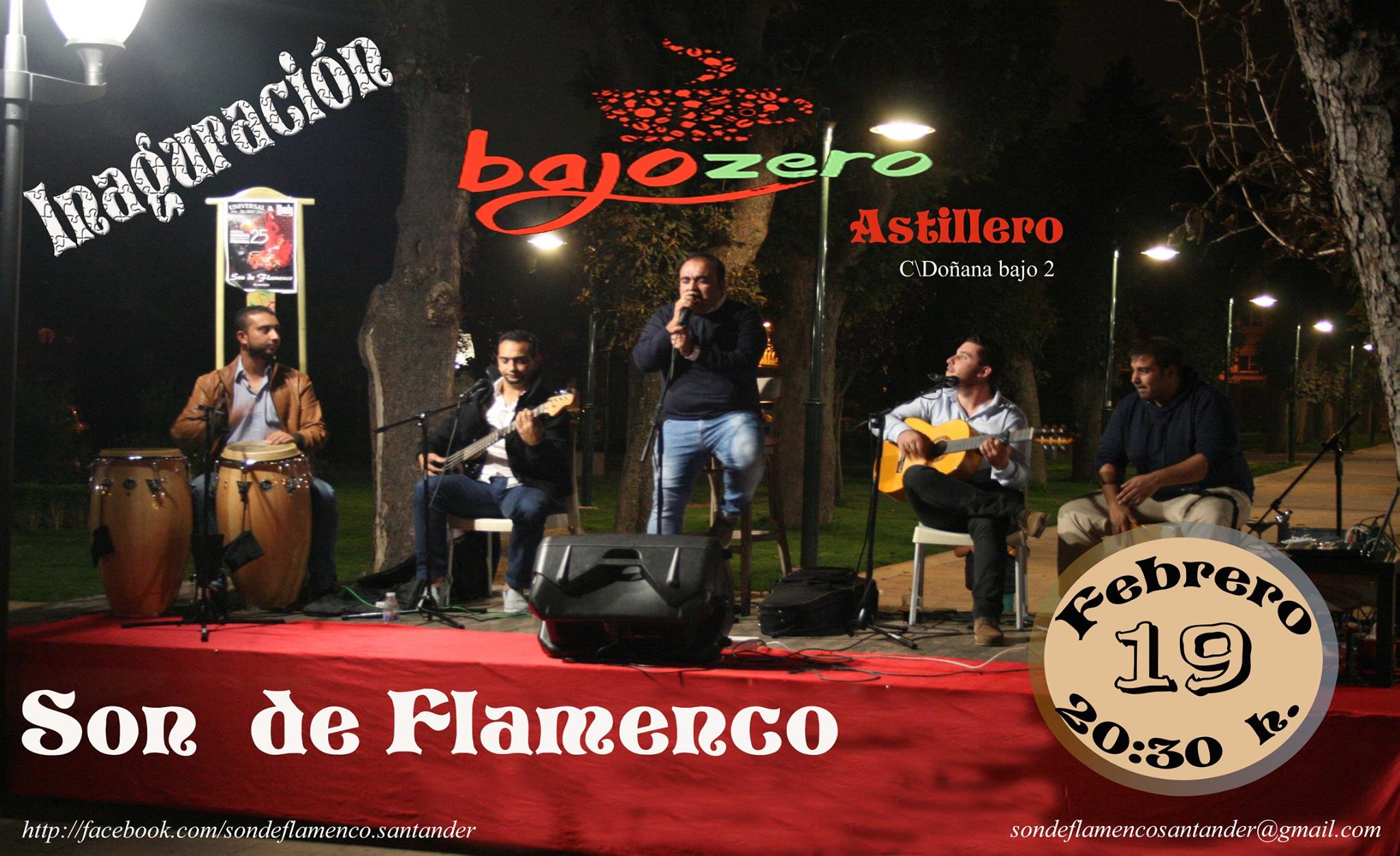 Concierto de Son de Flamenco en el Pub Bajozero de Astillero