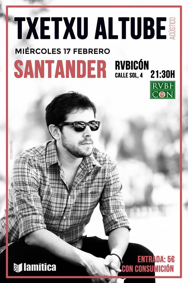 Concierto de Txetxu Altube en el Rvbicón en Santander