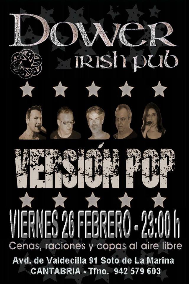 Concierto de Version Pop en el Dower en Soto de la Marina