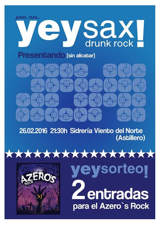 Concierto de YeySax en la Sidrería Viento del Norte de Astillero