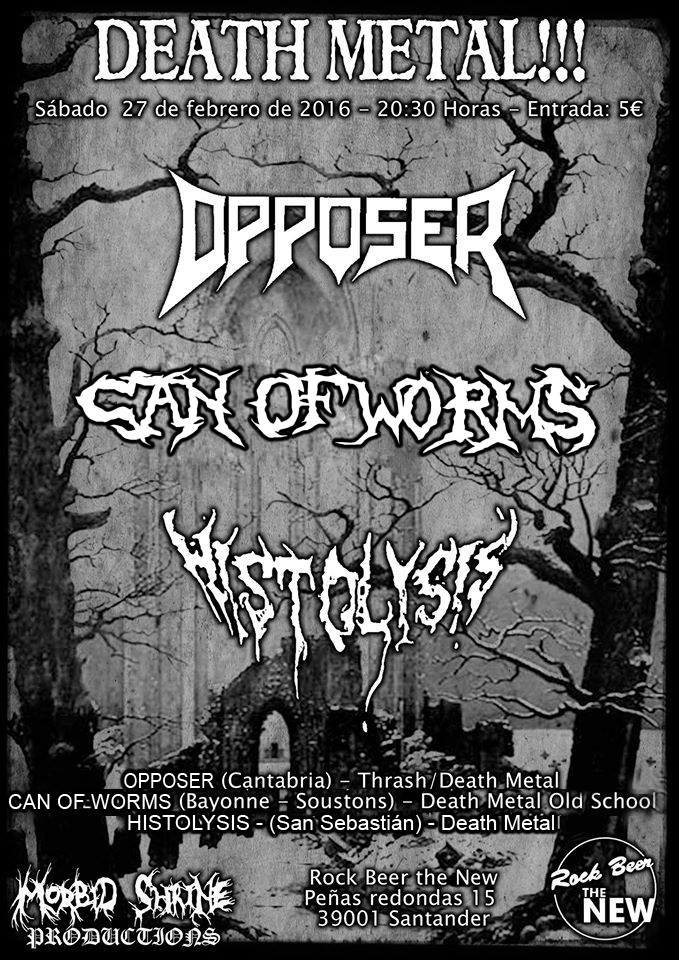 Concierto death Metal en el New en Santander