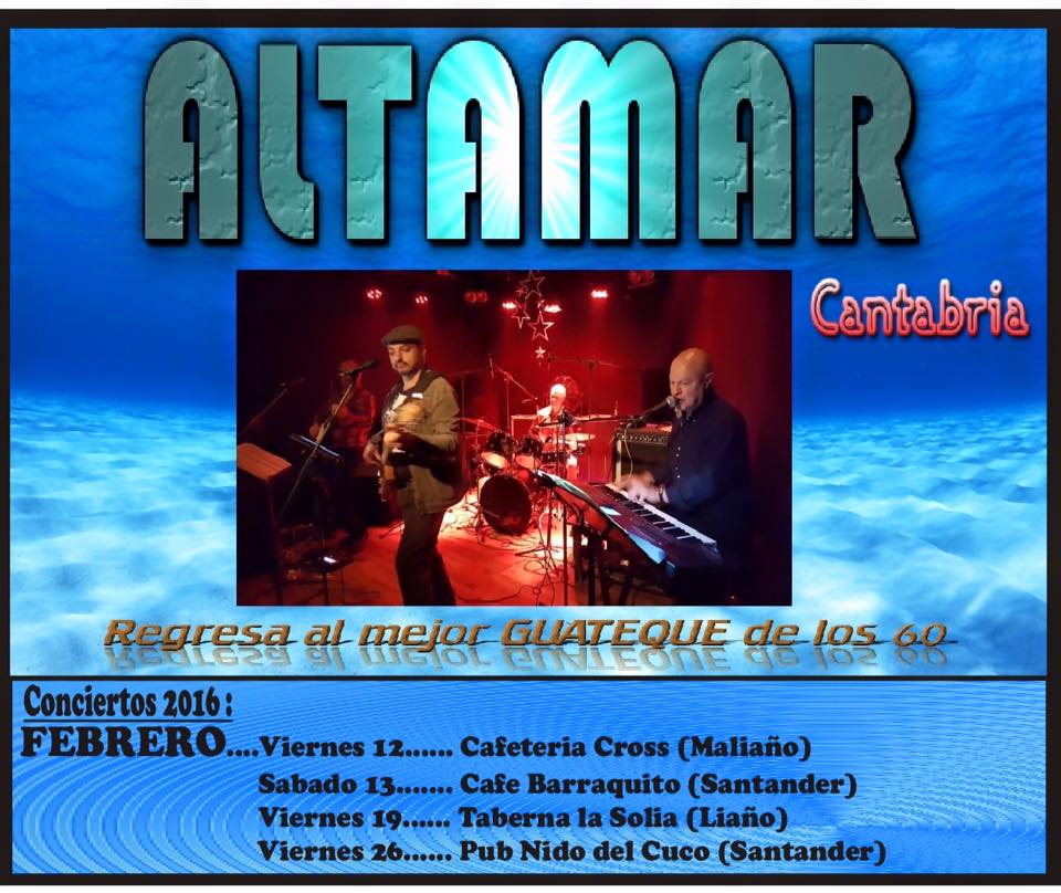 Concierto del Grupo Altamar en la Taberna La Solía en Liaño