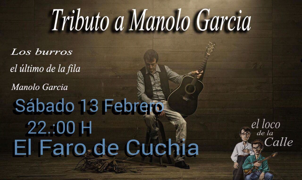 Concierto tributo a Manolo García en el Faro de Cuchía