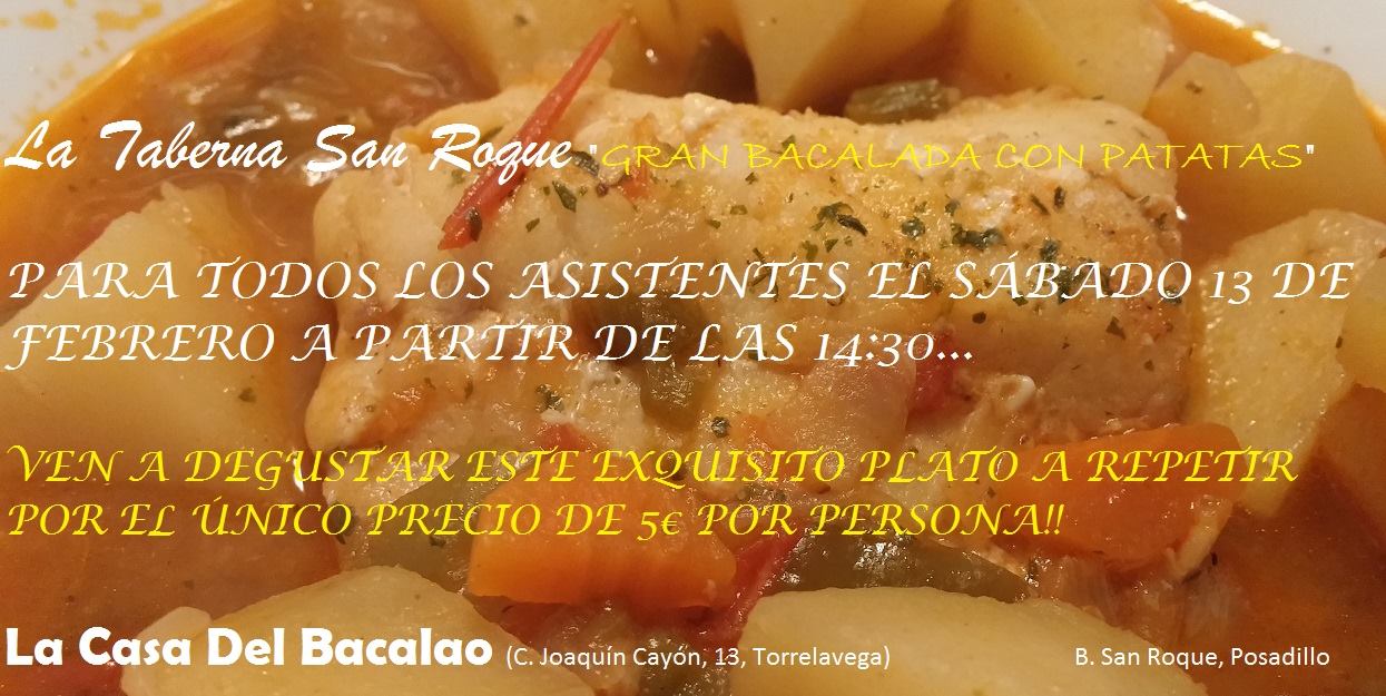 Gran Bacalada con patatas en Posadillo