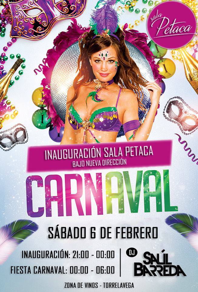 Inauguración de la sala Petaca y fiesta de carnaval  en Torrelavega
