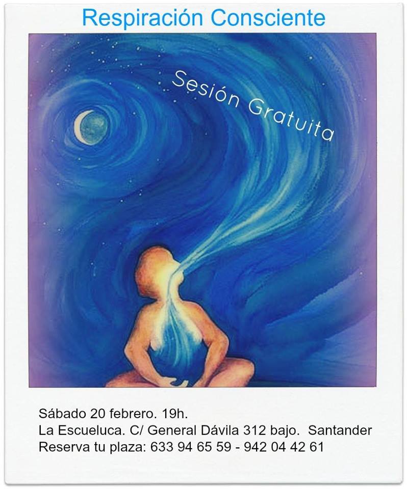 Taller de Respiracion Consciente en la Escueluca en Santander
