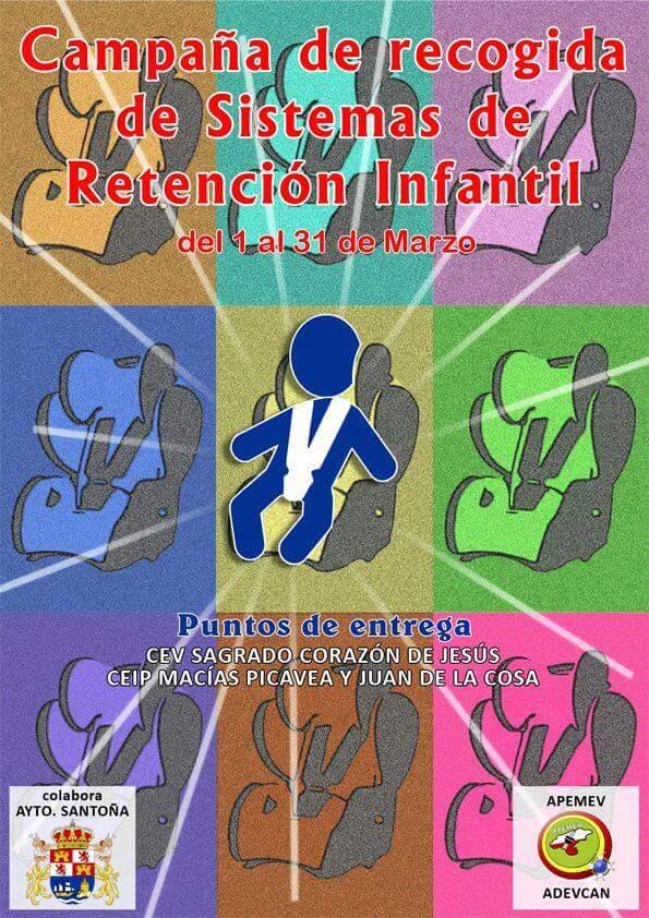 Campaña de Recogida de sistemas de Retencion infantil en Santoña