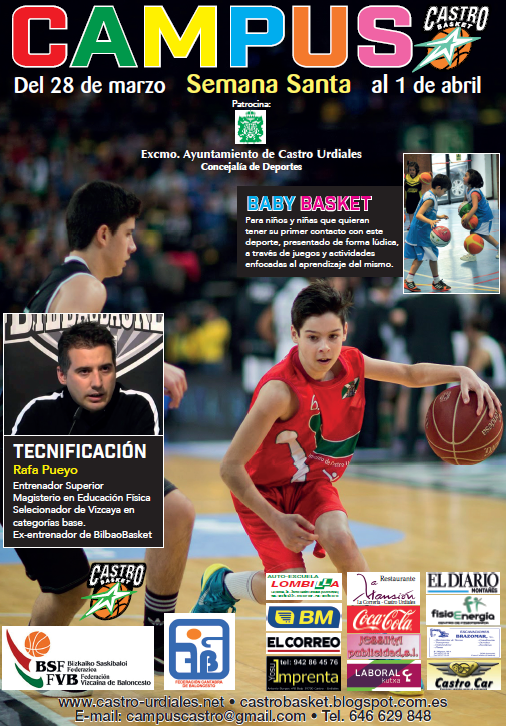 Campus y clinic de Baloncesto en Castro Urdiales