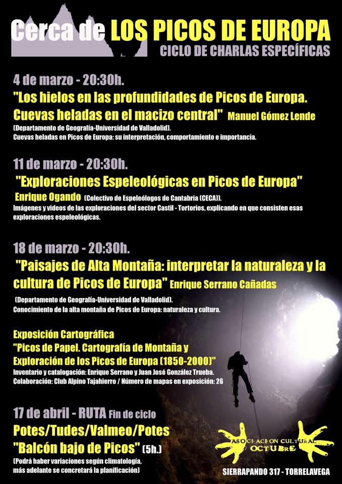 Charla Cerca de los Picos de Europa en A.C. Octubre de Torrelavega