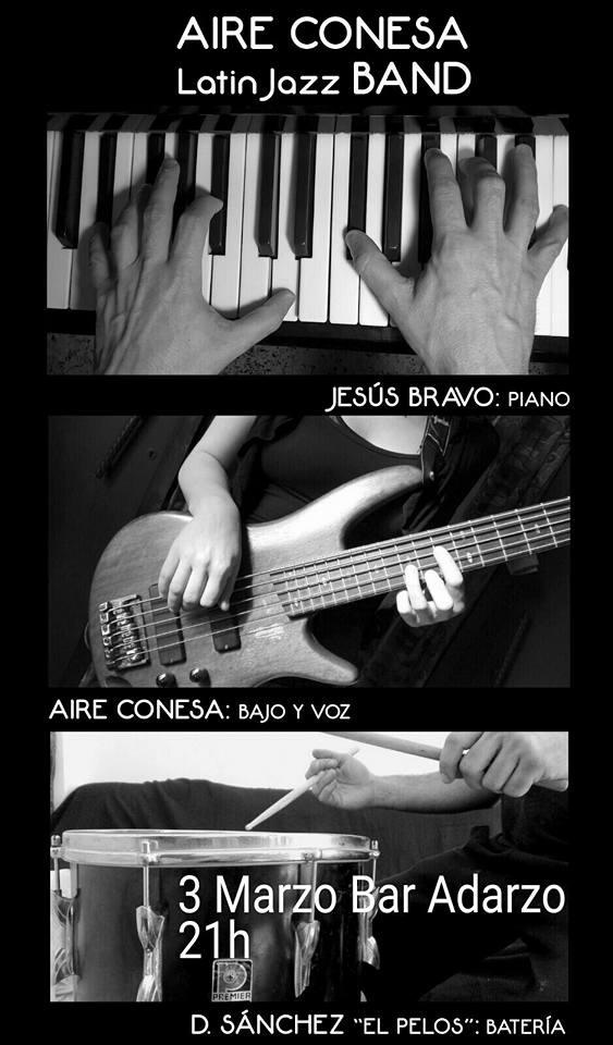 Concierto de Aire Conesa en el bar Adarzo de Santander