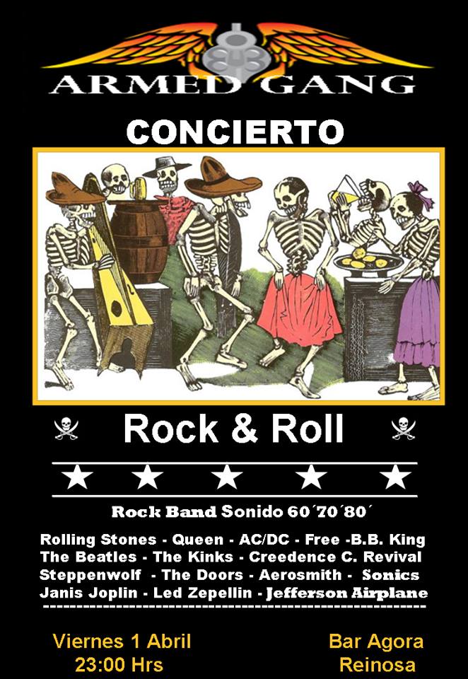 Concierto de Armed Gang en el Agora de Reinosa