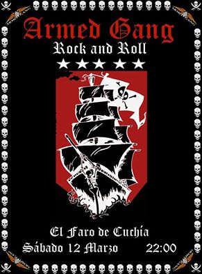 Concierto de Armed Gang en el Faro de Cuchía en Miengo