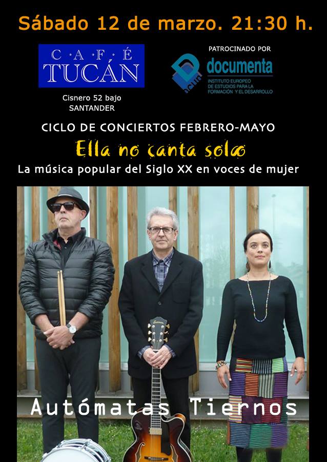 Concierto de Autómatas tiernos en el café Tucán de Santander