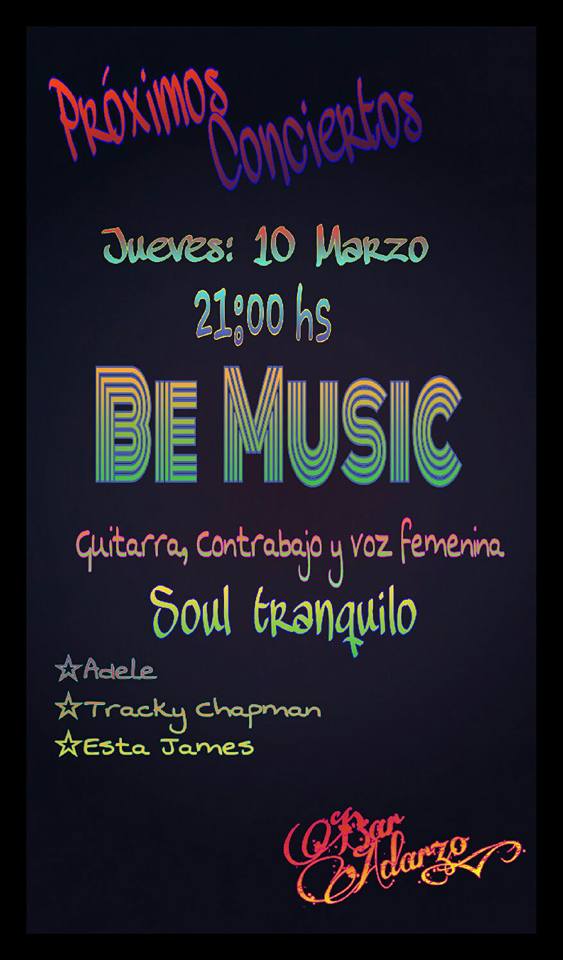 Concierto de Be Music en El bar Adarzo en Santander