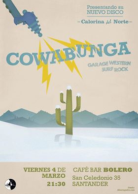 Concierto de Cowabunga en el Bar Bolero de Santander