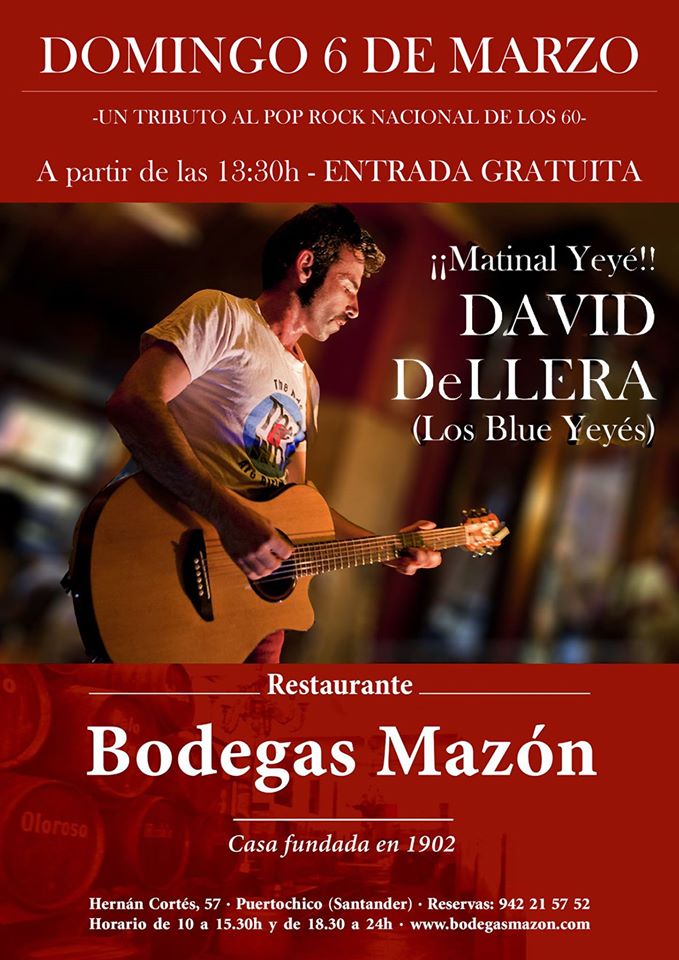 Concierto de David DeLlera en Bodegas Mazón en Santander