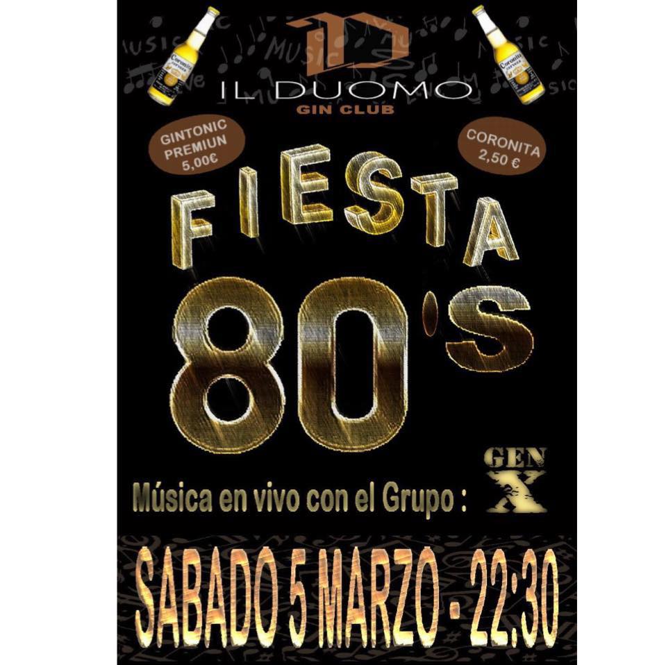 Concierto de Gen X y Fiesta de los 80 en Il Duomo en Santander