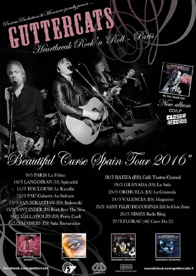 Concierto de Guttercats en el New en Santander