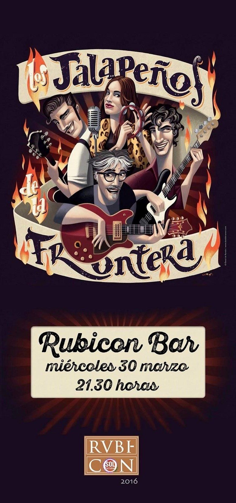 Concierto de Jalapeños de La Frontera en el Rvbicón en Santander