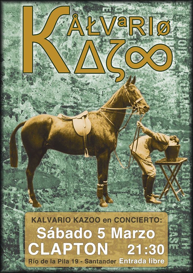 Concierto de Kalvario Kazzo en el Clapton en Santander