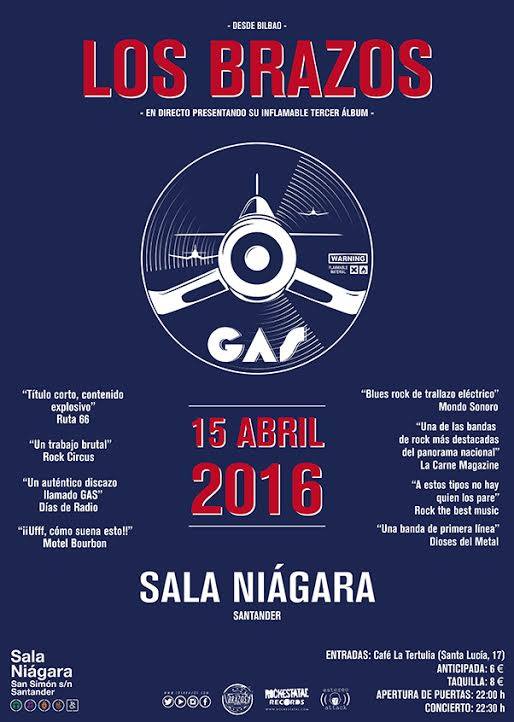 Concierto de Los Brazos en el Niágara en Santander