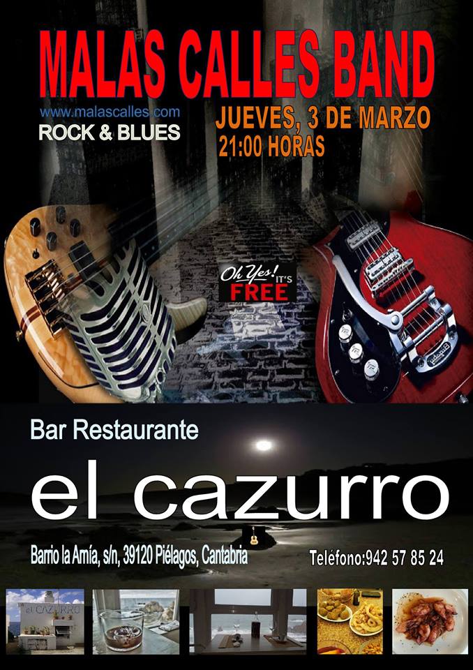 Concierto de Malas Calles en el Cazurro en Liencres