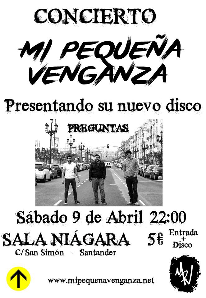 Concierto de Mi Pequeña Venganza en el Niágara de Santander