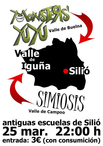 Concierto de Monster Yuyu y Simiosis en Silio