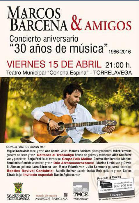Concierto de Márcos Bárcena y Amigos en Torrelavega