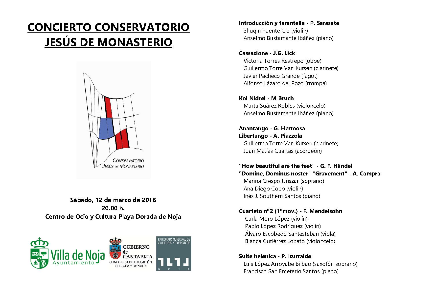 Concierto de Música Clásica en Noja